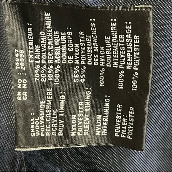 Men’s Andrew Marc Wool Blend Bomber Jacket Full Zip Size Large Black - Picture 5 of 10